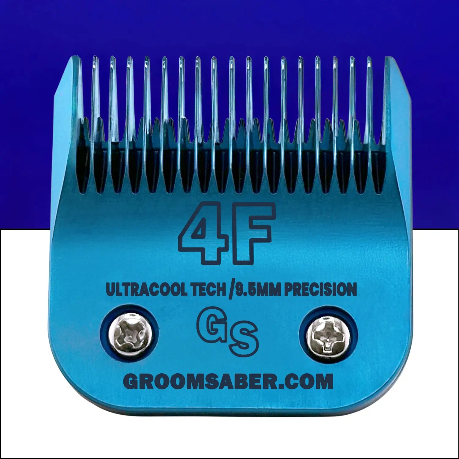 4F Blue Steel Dog Clipper Blade (9.5 mm)