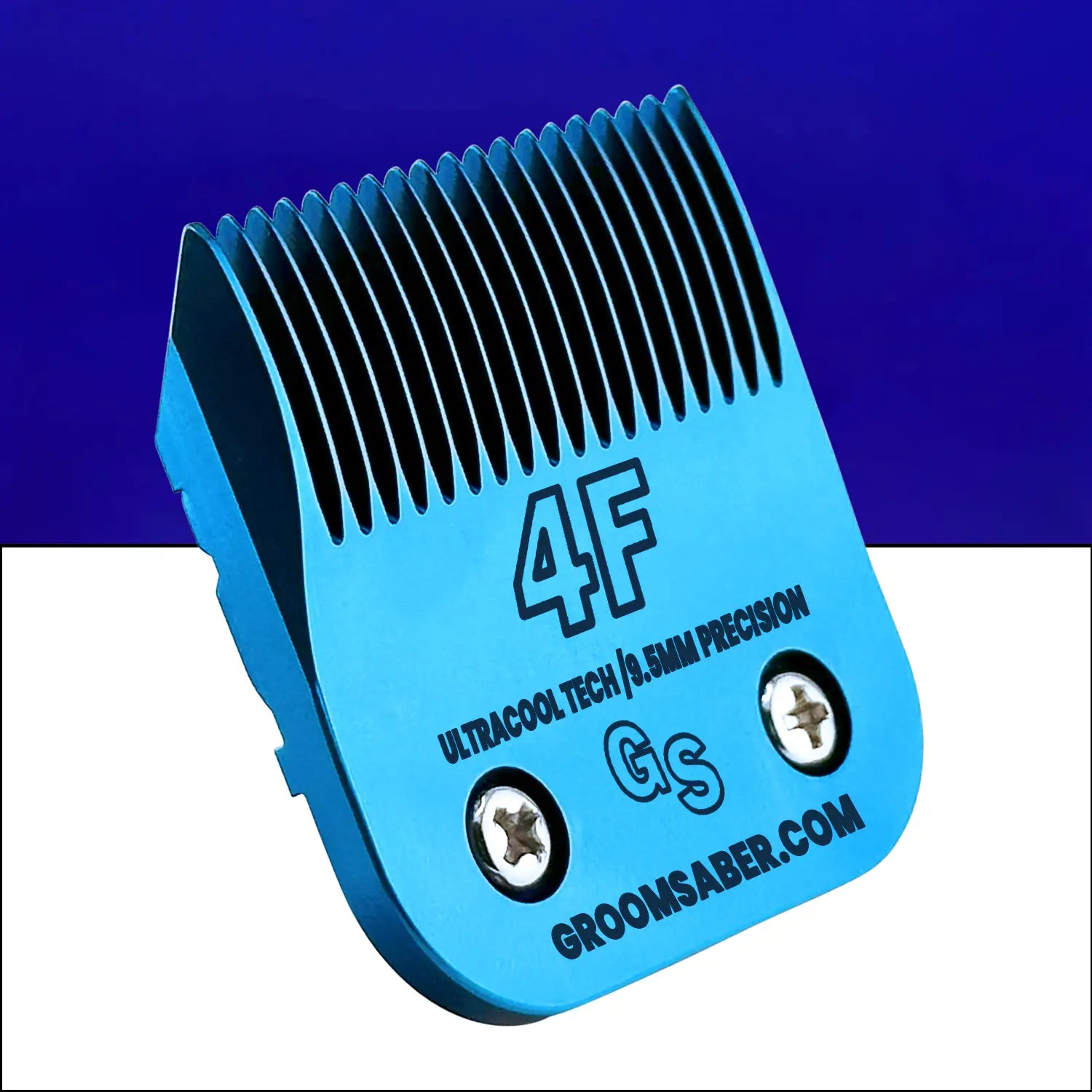 4F Blue Steel Dog Clipper Blade (9.5 mm)
