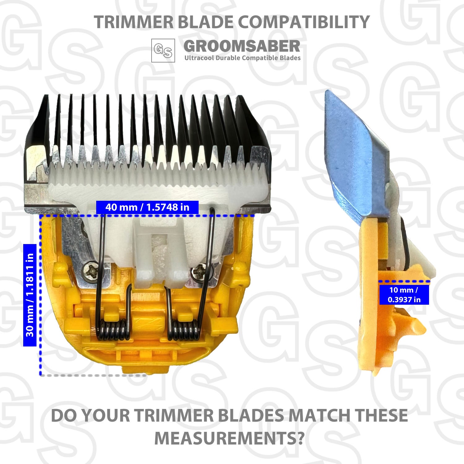 4F MaxFit PRO Dog Trimmer Blade (9.5 mm)